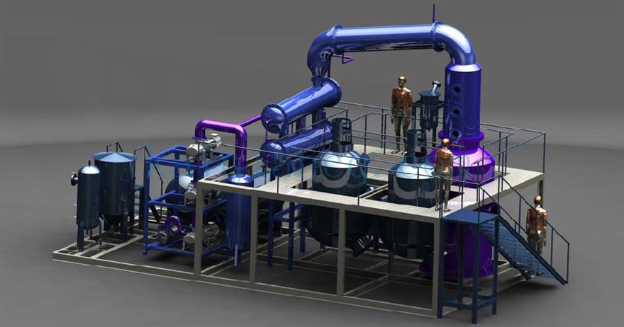 561628043987378745 (2).jpg 廢油蒸餾柴油設備驗收合格