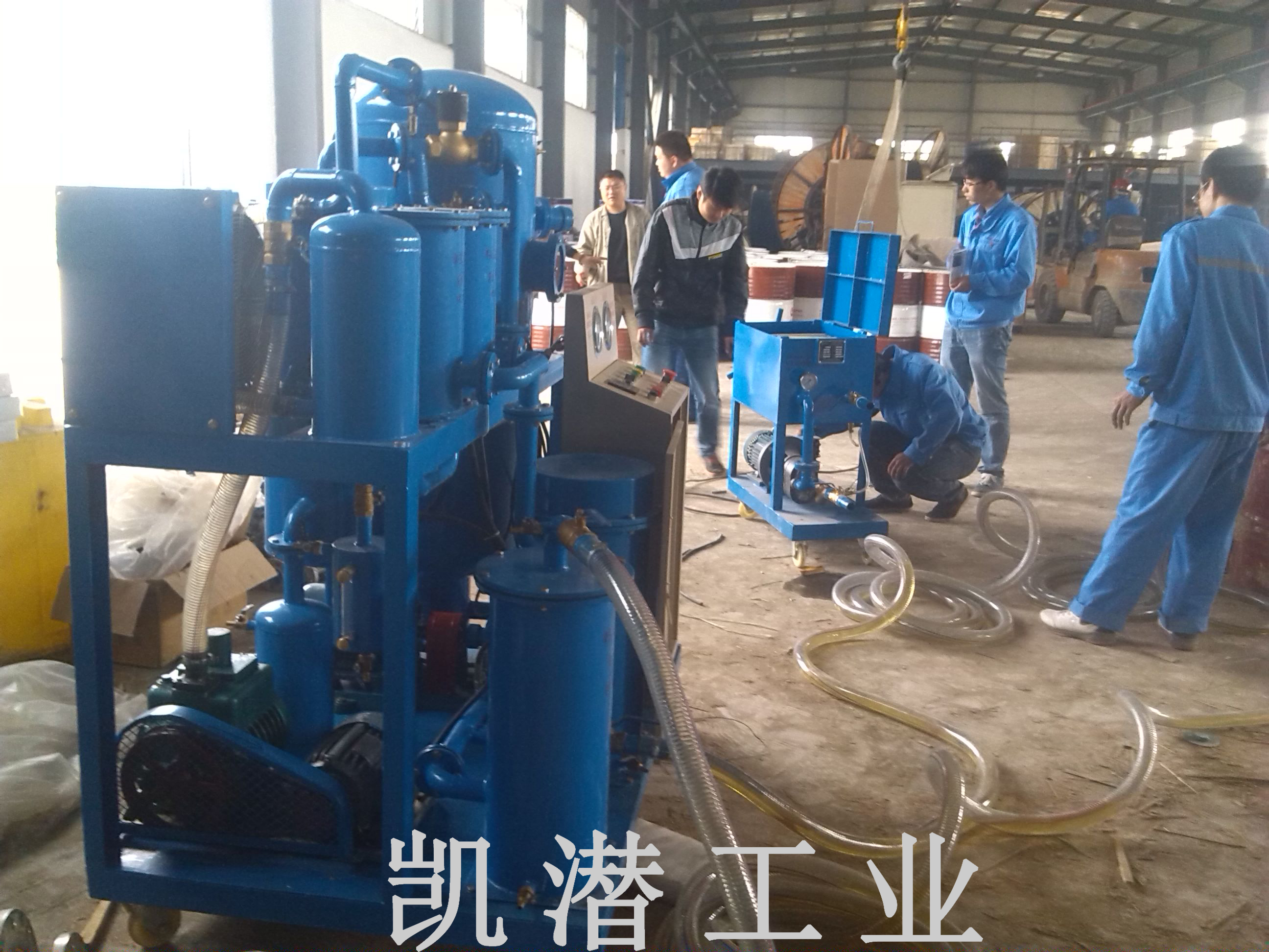 透平油濾油機和壓力濾油機現場圖 透平油濾油機和壓力濾油機現場圖